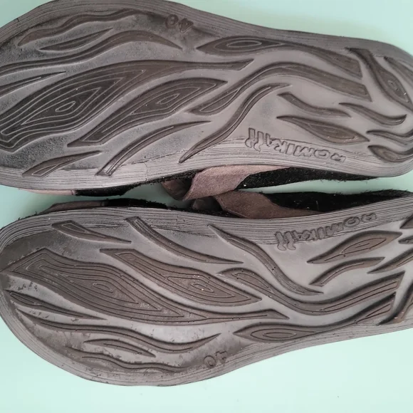 Romika Women's Sparkling Black and Tan Sandals - Picture 5 of 6